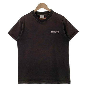 VETEMENTS ヴェトモン INSECURITY プリントTシャツ ブラック Size M 福生店