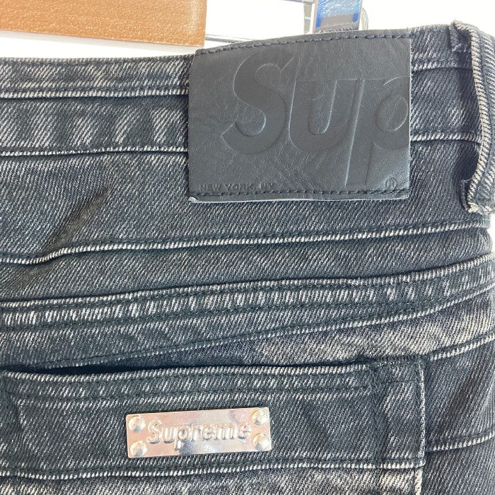 SUPREME シュプリーム 22AW LAYERED JEAN レイヤード ジーンズ ブラック size32 瑞穂店