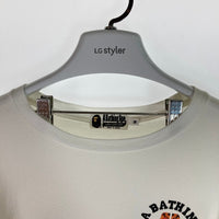 A BATHING APE アベイシングエイプ タイガー 虎 ロンT ホワイト sizeM 瑞穂店