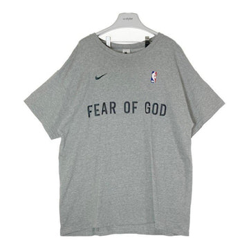 NIKE×FEAR OF GOD ナイキ×フィアオブゴッド CU4699-063  NRG W TOP ロゴプリントTシャツ グレー sizeXL 瑞穂店