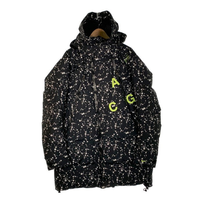 NIKELAB ACG ナイキラボ エーシージー DOWN FILL PARKA ダウンフィルパーカ ジャケット ブラック ドット AQ3517-010 Size M 福生店