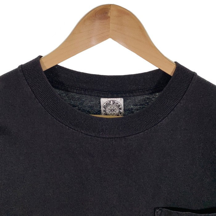 Chrome Hearts クロムハーツ スクロールラベル ホースシュー プリント ポケット Tシャツ ブラック Size M 福生店