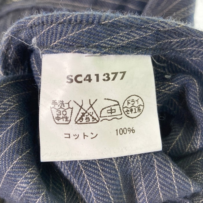 SUGAR CANE シュガーケーン Lot377 SC41377 FICTION ROMANCE 8oz. INDIGO STRIPE WORK PANTS インディゴストライプ ワークパンツ ネイビー sizeW32 瑞穂店