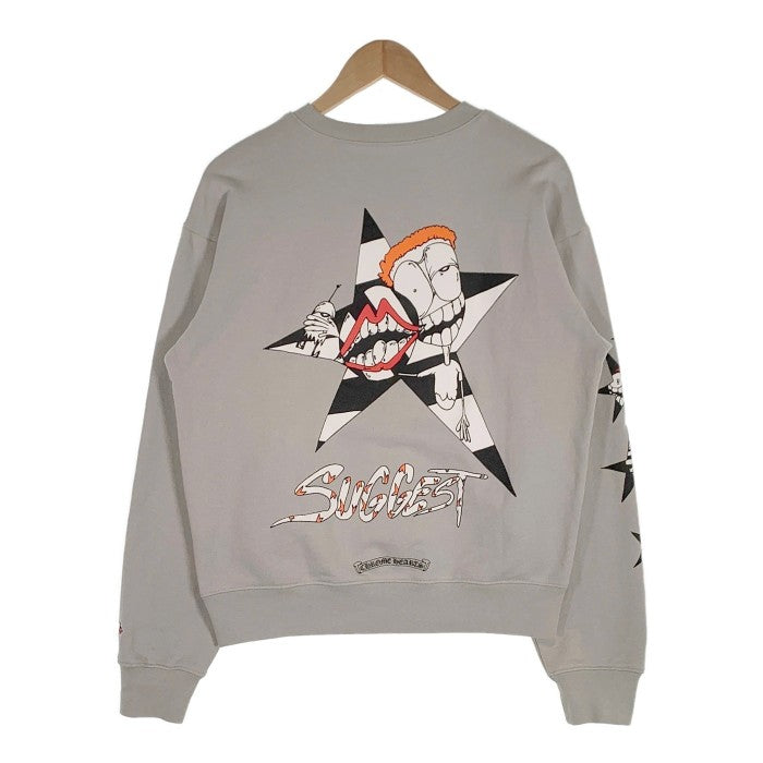 Chrome Hearts  クロムハーツ Matty Boy マッティボーイ PPO SUGGEST SPACE スウェットクルーネック トレーナー グレー Size S 福生店
