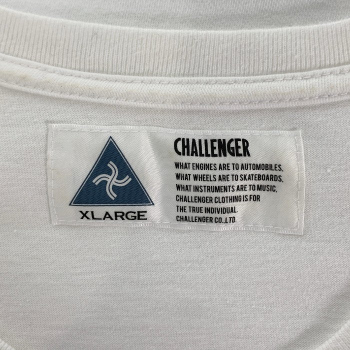 CHALLENGER チャレンジャー LOGO PKT TEE ポケット Tシャツ ホワイト Size XL 福生店