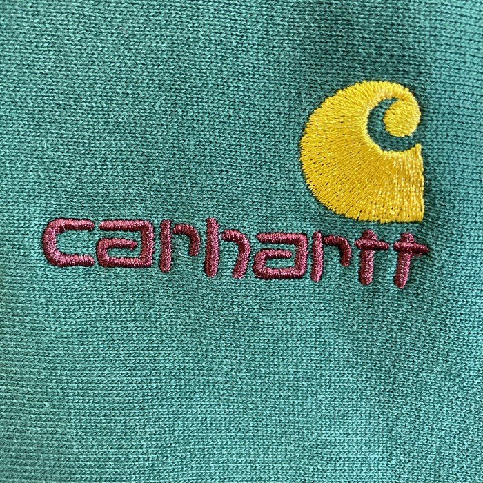 Carhartt カーハート AMERICAN SCRIPT SWEAT ロゴ刺繍 クルーネック スウェット グリーン sizeM 瑞穂店