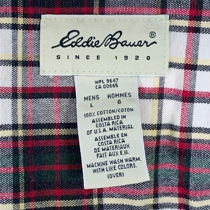 Eddie Bauer エディーバウアー チェック フランネルシャツ Size L 福生店