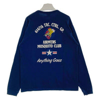 BUZZ RICKSON’S バズリクソンズ MOSQUITO CLUB プリント ロングスリーブTシャツ ネイビー Size XL 瑞穂店