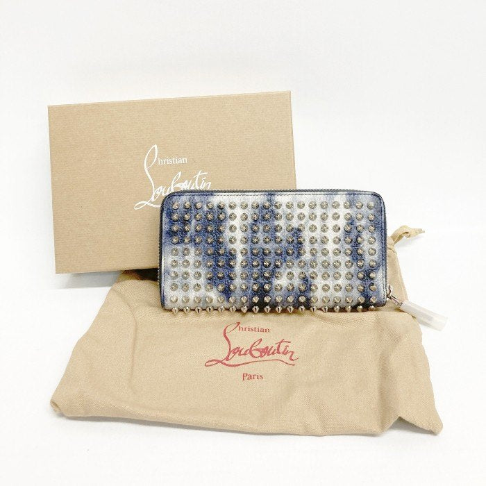 Christian Louboutin 長財布 ブルー パネトーネ