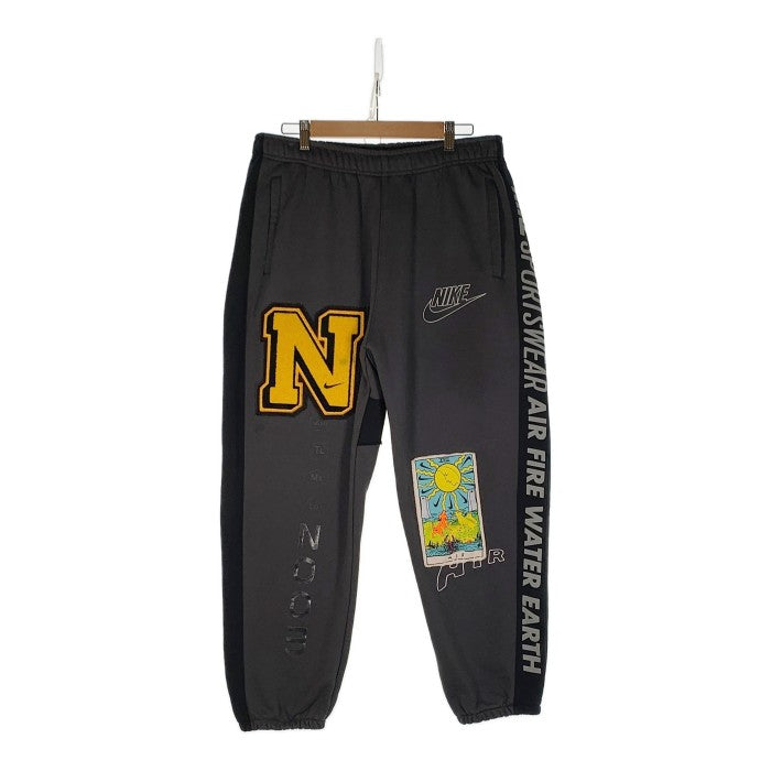 NIKE ナイキ スウェット ジョガーパンツ ワッペン プリント グレー ブラック DC2723-060 Size L 福生店