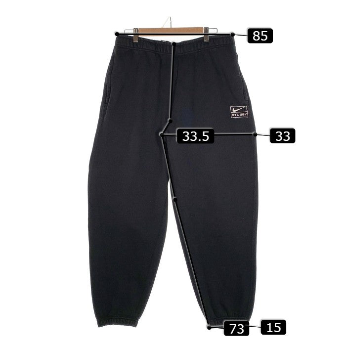 NIKE ナイキ 23SS STUSSY ステューシー Fleece Pants スウェットパンツ DN4030-010 ブラック Size M 福生店