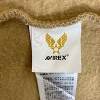 AVIREX アヴィレックス パーカー メンズ パーカー ヴァーシティーロゴ スウェット 6123467 ベージュ sizeL 瑞穂店