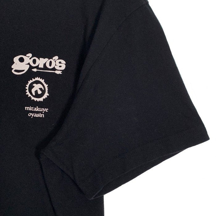 goro's ゴローズ mitakuye oyasin プリント 刺繡 Tシャツ ブラック Size L 福生店