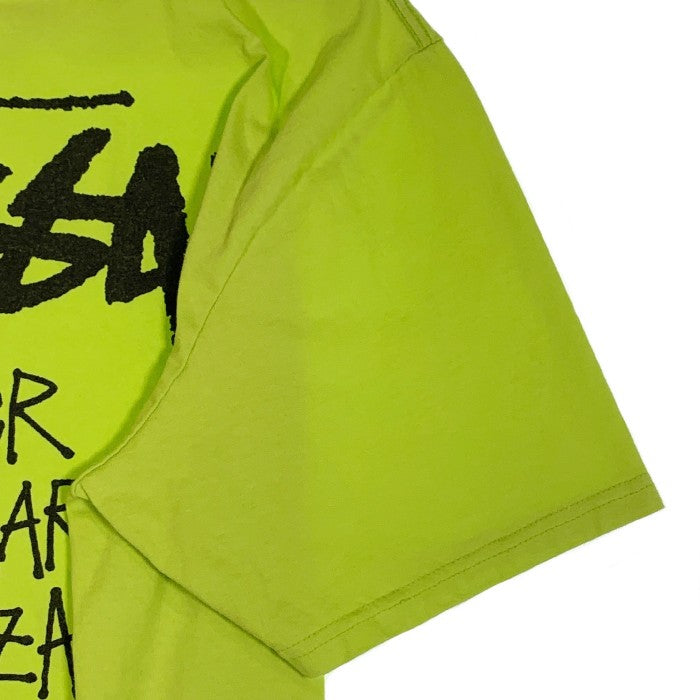 STUSSY ステューシー DOVER STREET MARKET GINZA プリントTシャツ ネオンイエロー Size L 福生店