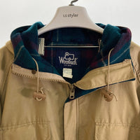 WOOLRICH ウールリッチ WPL-6635 90's Made in U.S.A. ナイロンラインドマウンテンパーカー ベージュ sizeL 瑞穂店