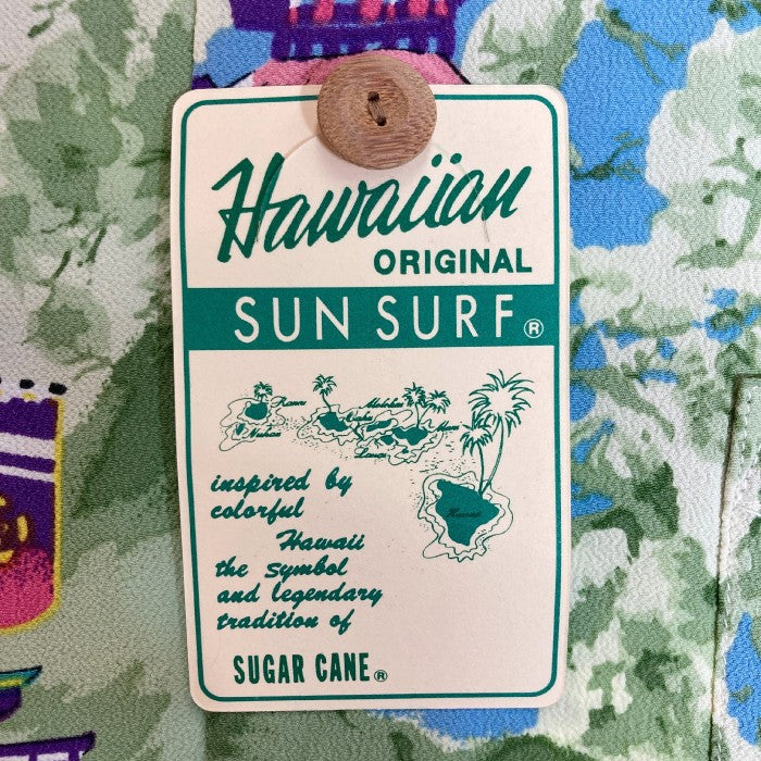 SUN SURF サンサーフ SS36431 GION MATSURI アロハシャツ ブルー sizeM 瑞穂店