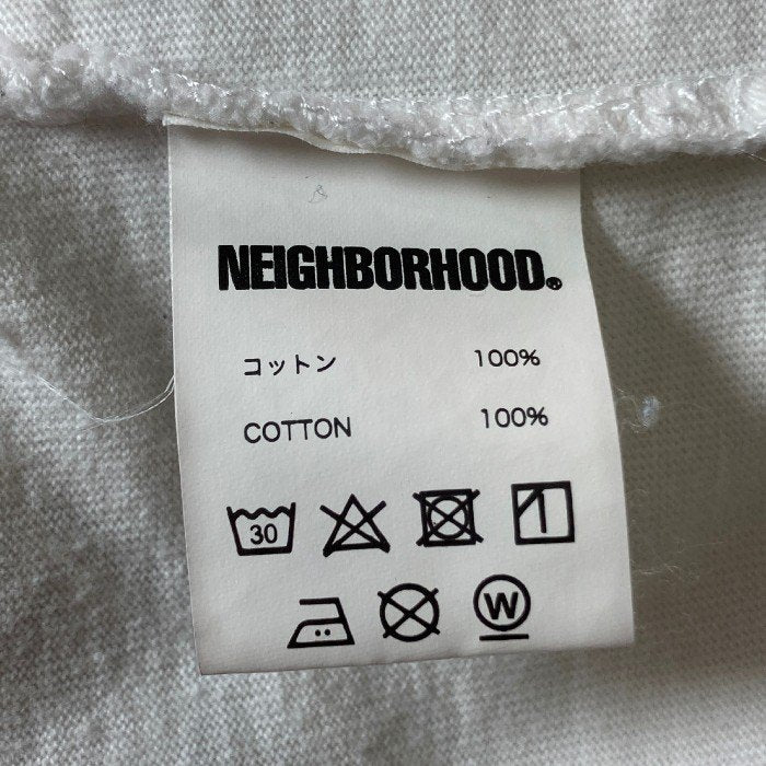 NEIGHBORHOOD ネイバーフッド NH-11C-TEE プリントTシャツ ホワイト Size L 瑞穂店