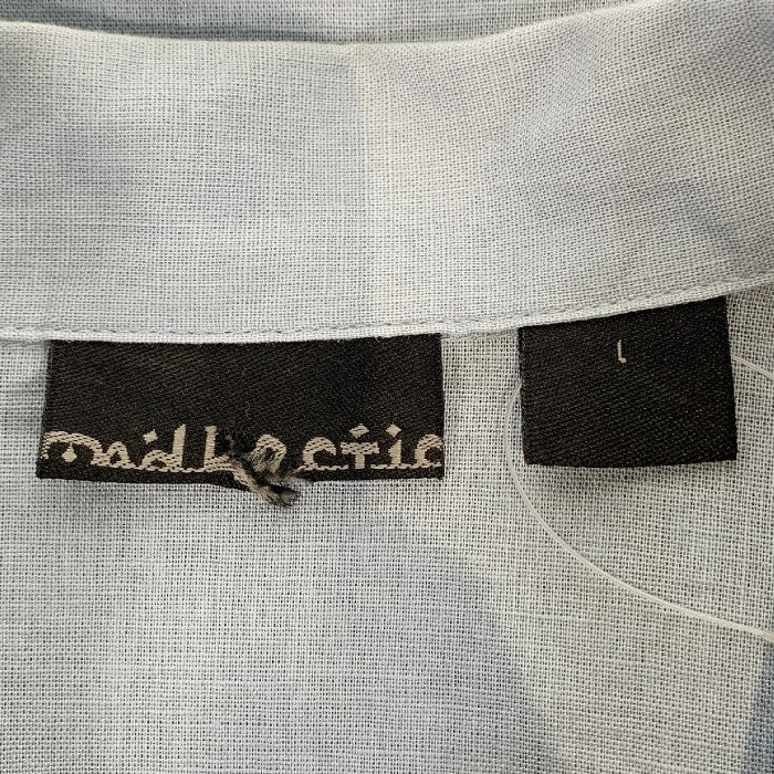 HECTIC ヘクティク オープンカラー コットン リネン S/S アロハシャツ ブルー Size L 福生店