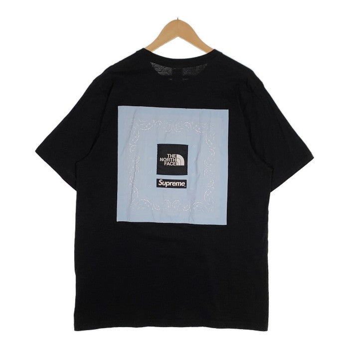 SUPREME シュプリーム 22SS THE NORTH FACE ノースフェイス Bandana Tee バンダナ Tシャツ ブラック Size L 福生店