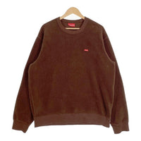 SUPREME シュプリーム 18AW Polartec Small Box Crewneck ポーラテック スモールボックスロゴ クルーネック トレーナー ブラウン Size L 福生店