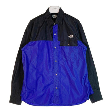 THE NORTH FACE ザノースフェイス NR11961 L/S Nuptse Shirt ブルー sizeL 瑞穂店