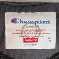 SUPREME シュプリーム CHAMPION チャンピオン 17AW Sherpa Lined Hooded Jacket シェルパ ラインド フード ジャケット ブラック sizeS 瑞穂店