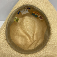 Ecua-Andino panama hats エクアアンディーノ ハンドメイド パナマハット 中折れハット ベージュ sizeM 瑞穂店