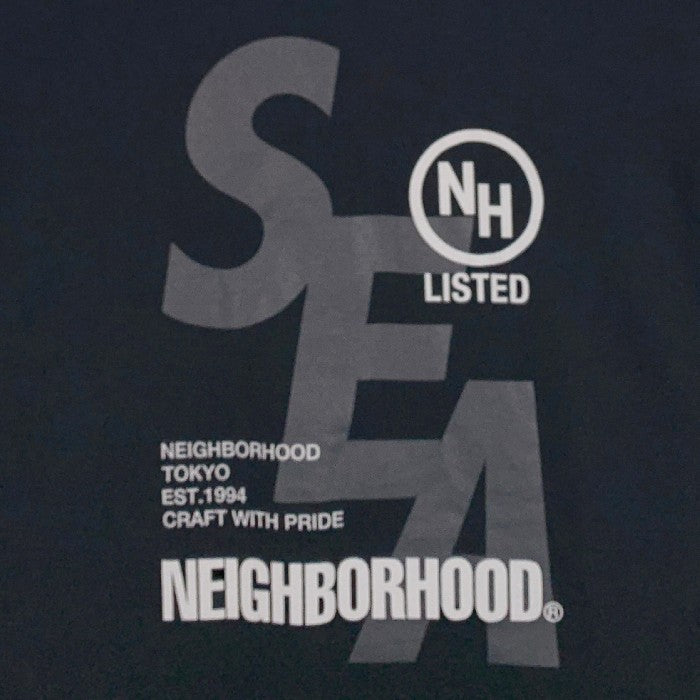 WIND AND SEA ウィンダンシー 21SS NEIGHBORHOOD ネイバーフッド プリントTシャツ ブラック Size L 福生店