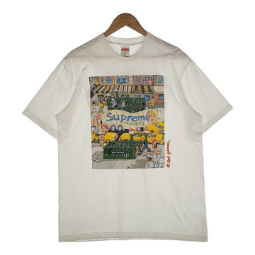 SUPREME シュプリーム 22SS Manhattan Tee マンハッタン イラスト プリント Tシャツ ホワイト Size M 福生店