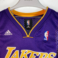 adidas NBA ロサンゼルス・レイカーズ LAKERS #17 Bynum バイナム ユニフォーム パープル sizeS 瑞穂店