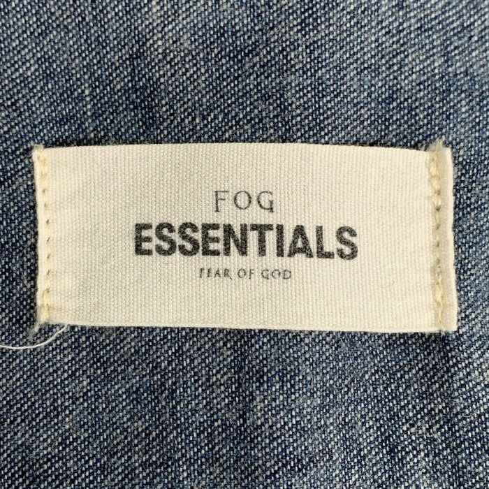 FOG ESSENTIALS エッセンシャルズ 18SS Denim Shirt デニムシャツ インディゴ Size S 福生店