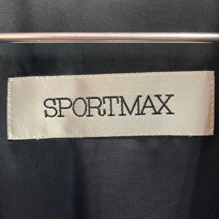 SPORTMAX スポーツマックス ロングコート ブラック size36 瑞穂店