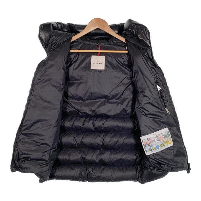 MONCLER モンクレール MONTREUIL GILET フード ジップアップベスト ブラック 21年 Size 4 福生店