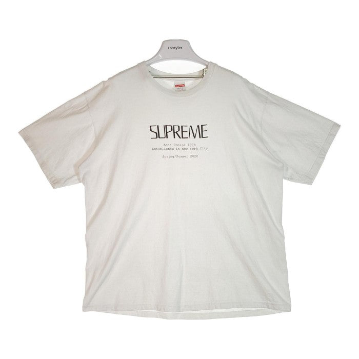 Supreme シュプリーム 20SS Anno Domini Tee Tシャツ ホワイト sizeXL 瑞穂店