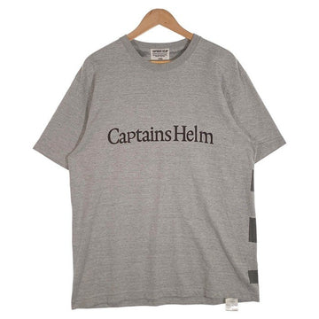 CAPTAINS HELM キャプテンズヘルム 23SS AOP FLAG TEE ロゴ バックフラッグプリント Tシャツ グレー Size L 福生店
