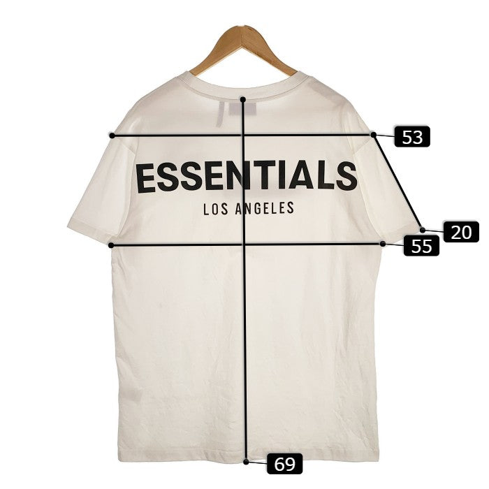 ESSENTIALS エッセンシャルズ Logo Print Tee LOS ANGELS ロゴプリント Tシャツ ホワイト Size S 福生店