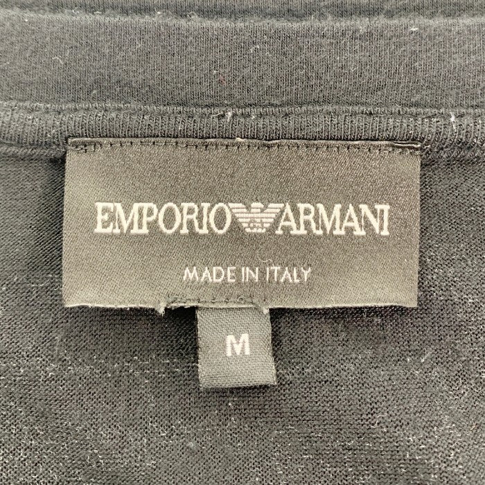 EMPORIO ARMANI エンポリオアルマーニ ジョルジオ フォトTシャツ ブラック Size M 福生店