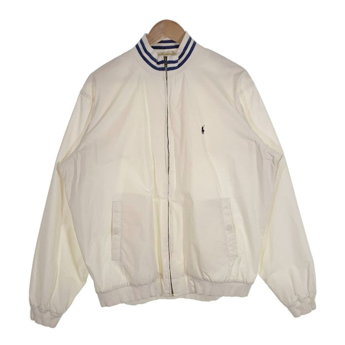 Polo by Ralph Lauren ポロラルフローレン Cotton Rib Blouson コットン リブブルゾン ジャケット ホワイト Size L 福生店