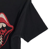 THEE HYSTERIC XXX ジィヒステリックトリプルエックス VOODOO SPIKED TONEGUE ヴゥードゥースパイクドタン プリントTシャツ ブラック Size M 福生店