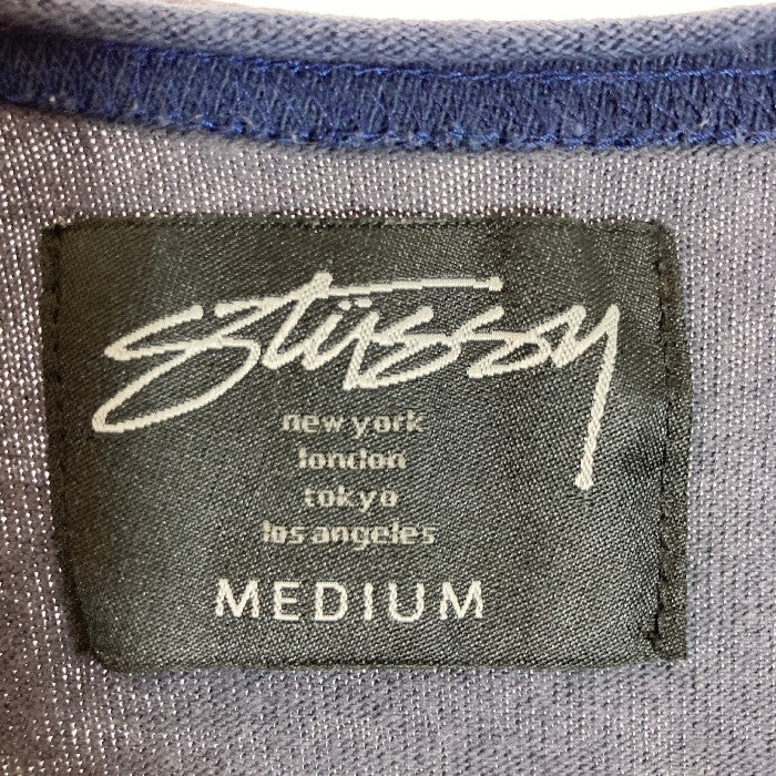 Stussy ステューシー 古着加工 ラグランワンピース ネイビー sizeM 瑞穂店