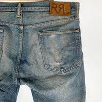 RRL ダブルアールエル LOW STRAIGHT USED加工 デニムパンツ Size 32×32 福生店