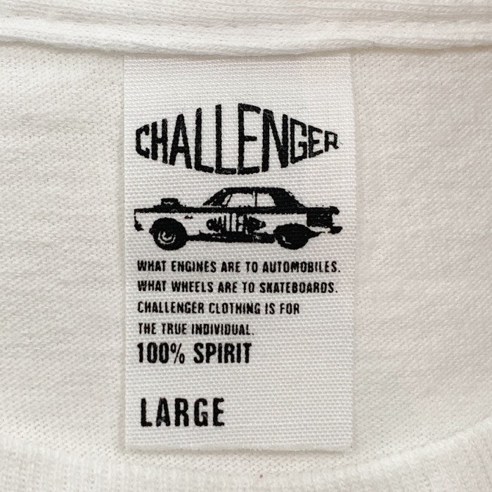 CHALLENGER チャレンジャー 22AW WHEELS TEE ホイール Tシャツ プリント ホワイト L 福生店