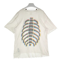 ALCHEMIST アルケミスト ダメージ加工 バックボーン プリントTシャツ 20AW AL-A20-0000-002 ホワイト sizeXL 瑞穂店
