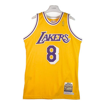 mitchell＆ness ミッチェルアンドネス レイカーズ コービー オーセンティックユニフォーム  イエロー sizeM 瑞穂店