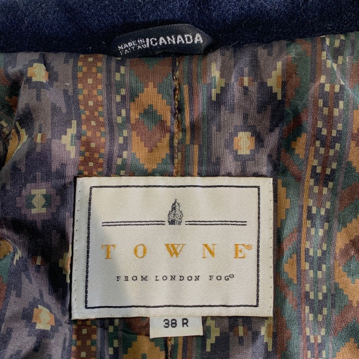 TOWNE FROM LONDON FOG ロンドンフォグ ウール ジップアップブルゾン ジャケット ブラック カナダ製 Size L 福生店