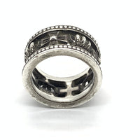 Justin Davis ジャスティンデイビス MEDIEVAL WEDDING BAND クラウン クロス リング SV925 Size 14号 福生店